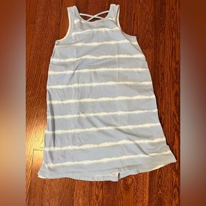 Old Navy Blue and White Dress